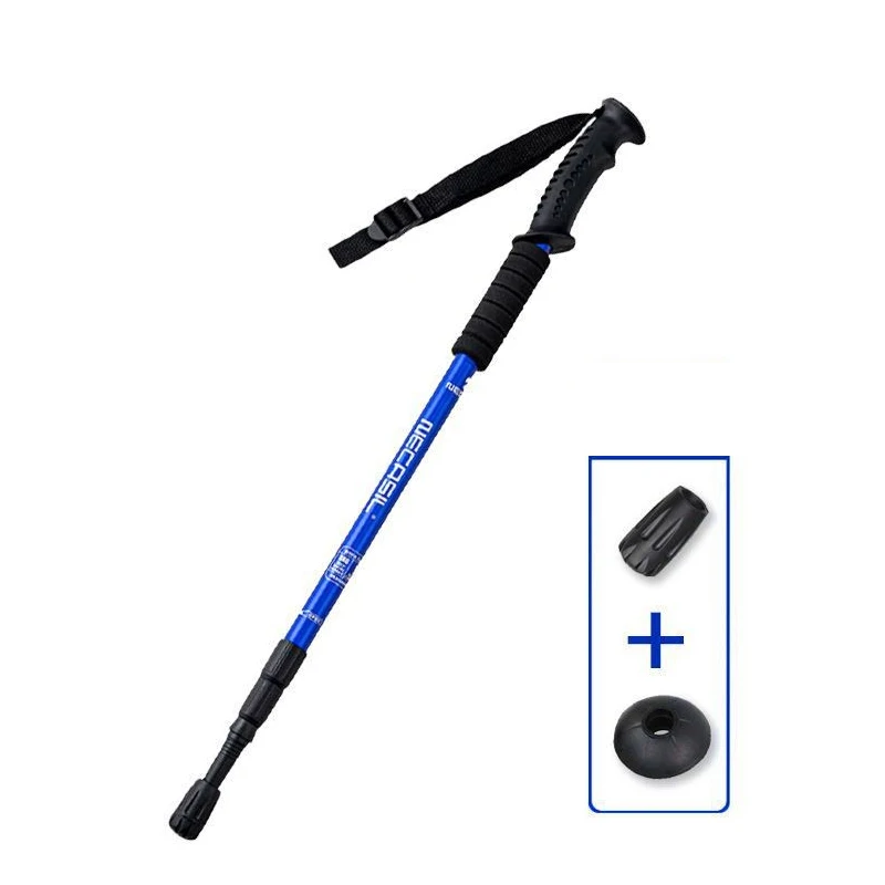High Quality Hiking Pole Walking Stick Adjustable Mountain Climbing Aluminum Alloy Telescopic Trekking Pole for Outdoor