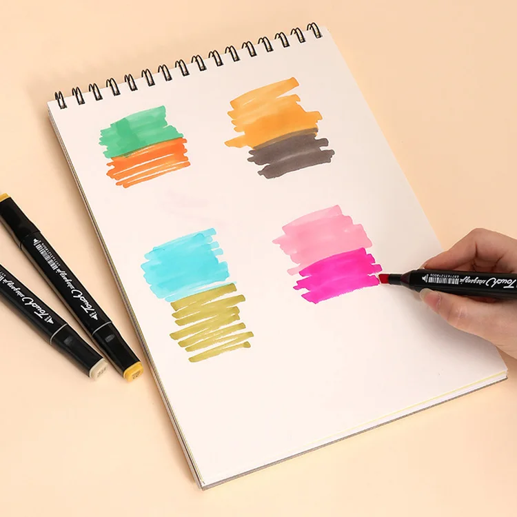 Marker Pens School Double Sided Highlighter Set Alcohol Acrylic Indelible Ink Art Permanent Waterproof Paint Color Marker Pens