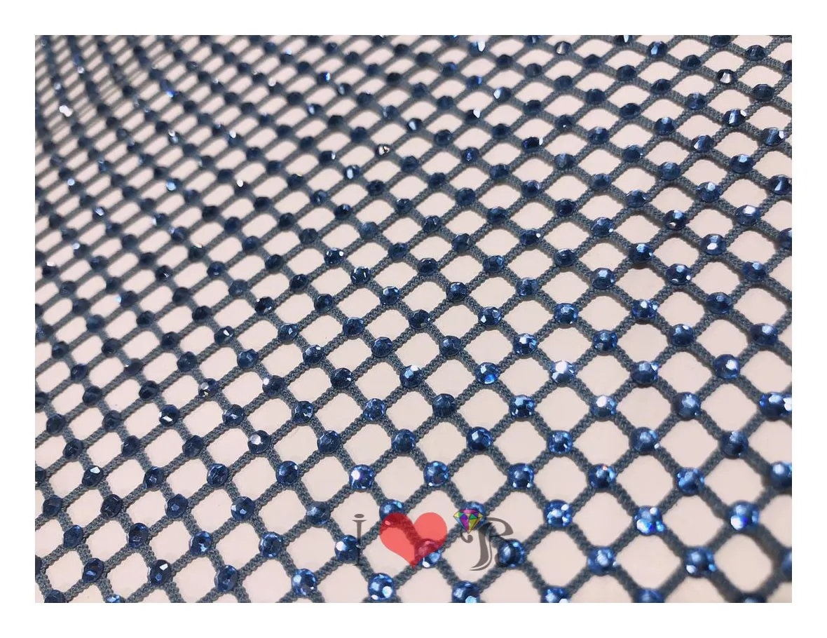 Luxury ready stock lace fabric, allure bridals off white stoned stretchy fabric