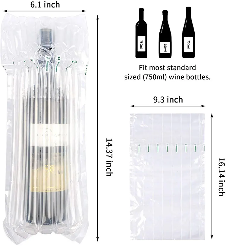 Alps Manufacturer Inflatable Fill Air Cushion Film Column Bag Inflatable Cushion Air Protective Column Packaging Film Bag