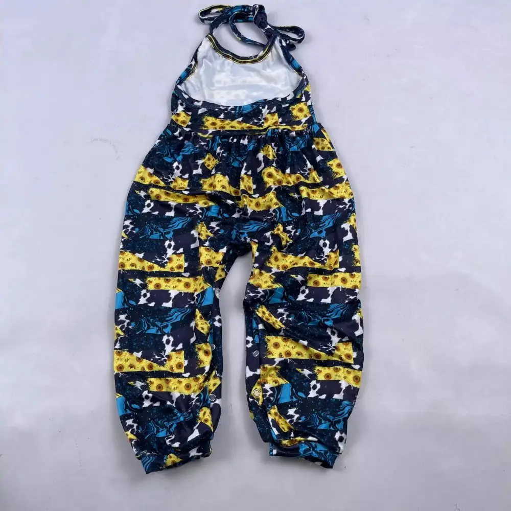 Spring New Handsome 3-24 Months baby Denim clothes Romper Baby clothing girls boys giraffe short sleeve jumpsuit baby