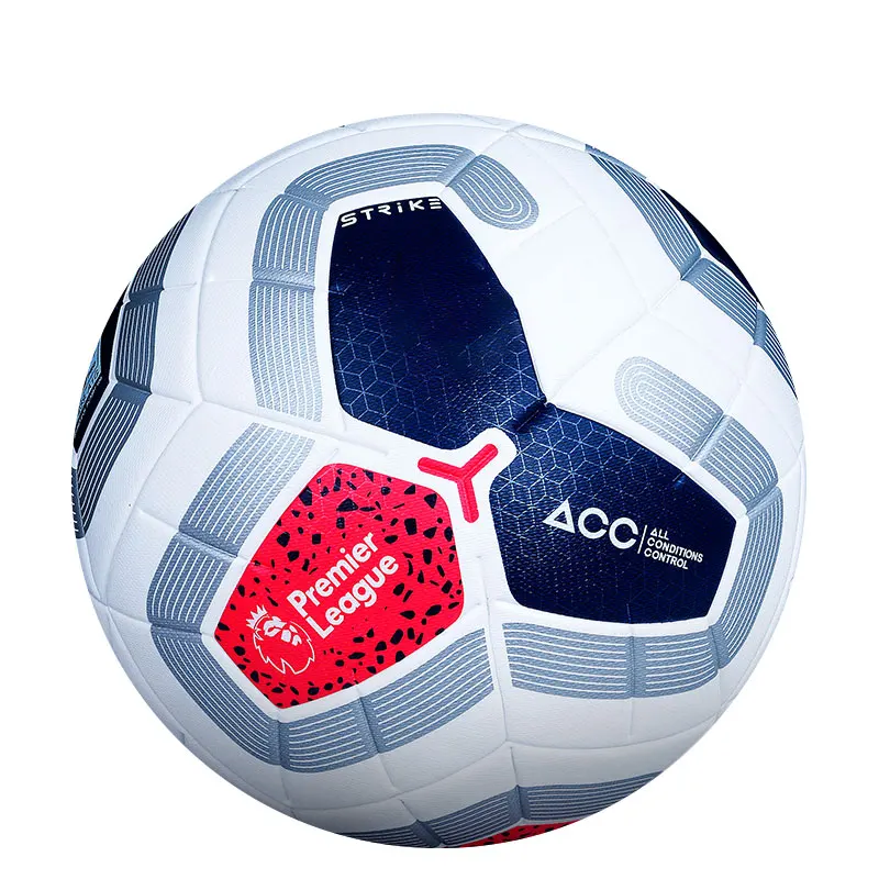 2020 Wholesale Custom Logo PU Leather Thermal Bonded Match Soccer Football futsal ball for Training