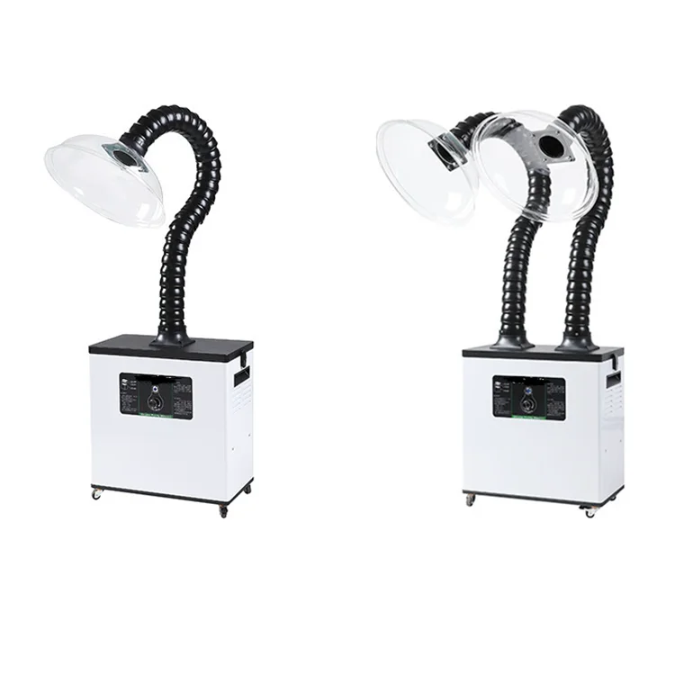 2024 Strong suction fume extraction air smoke evacuator machine for soldering co2 laser medical