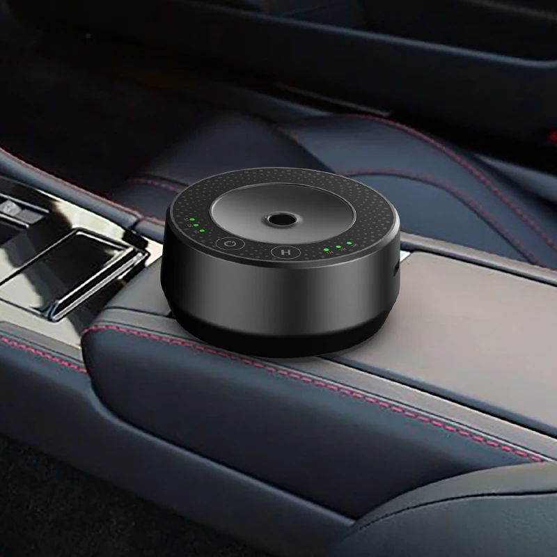 OEM LOGO Best Selling Ultrasonic Fragrance 3 Modes Car Diffuser Smart Car Air Aroma Diffuser