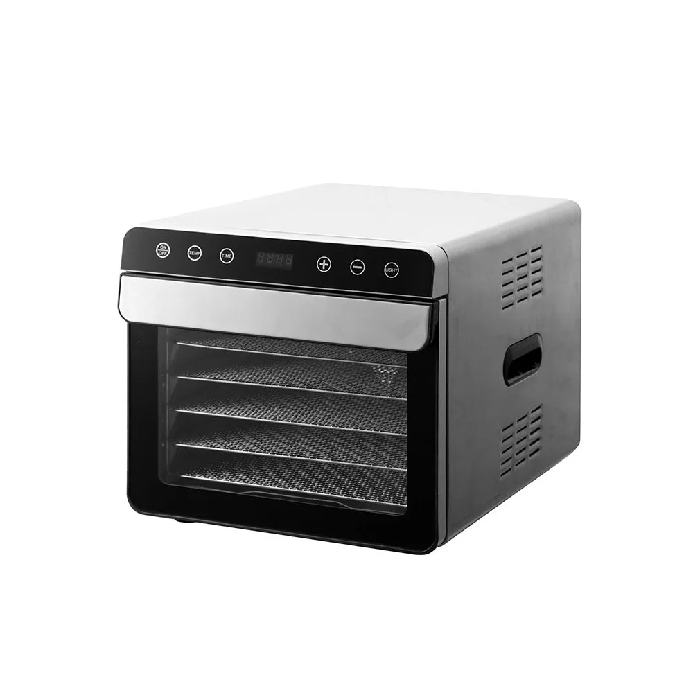Newly Launched Home Use 6 Trays Stainless Steel Fruit Dryer Vegetables Beef Jerky Food Dehydrators