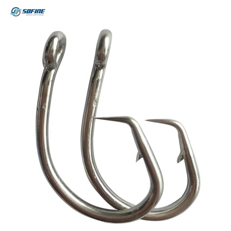 
High Quality Saltwater Stainless Steel Fishing Hook Tuna Circle 420SS Fishing Hook 