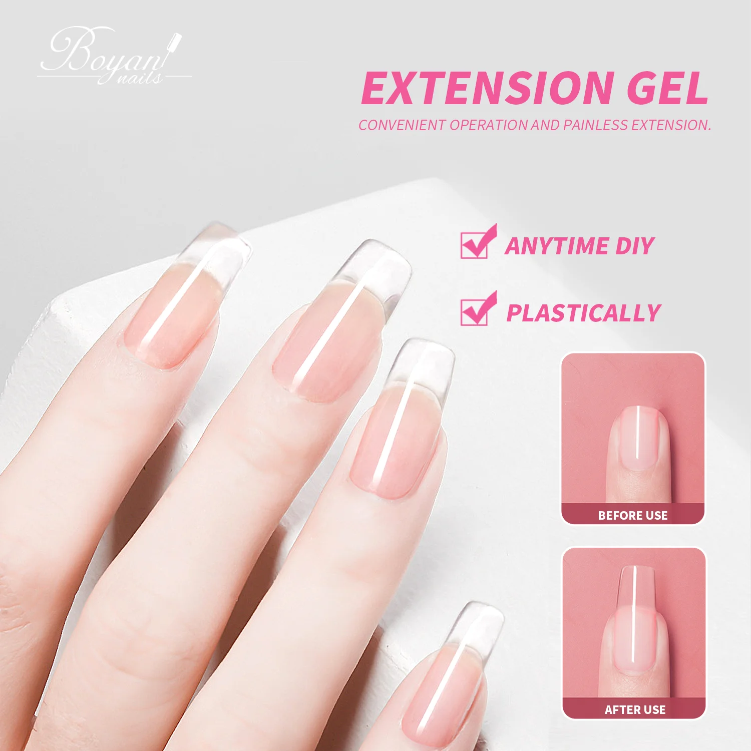 SCI 1kg 5kg private label jelly clear pink liquid cat eye galaxy disco build uv gel in a bottle for nails