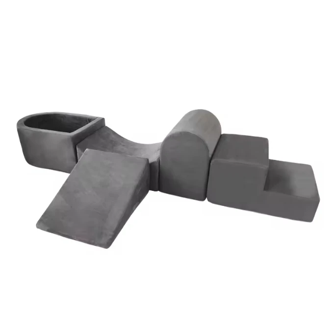 New Design Kids Indoor Soft Play Set with Ball Pit Toddler Step and Slide Climbing Blocks Set for Indoor Playground