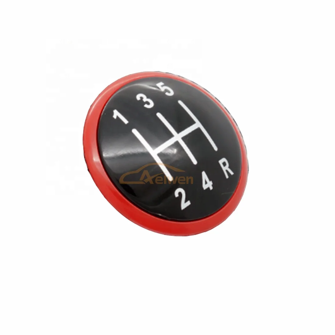 Aelwen 5 Speed Red Cap Gear Shift Knob Fit For PASSAT 3B 1996-2005 Part No. 3B0711113J  3B0711113J5