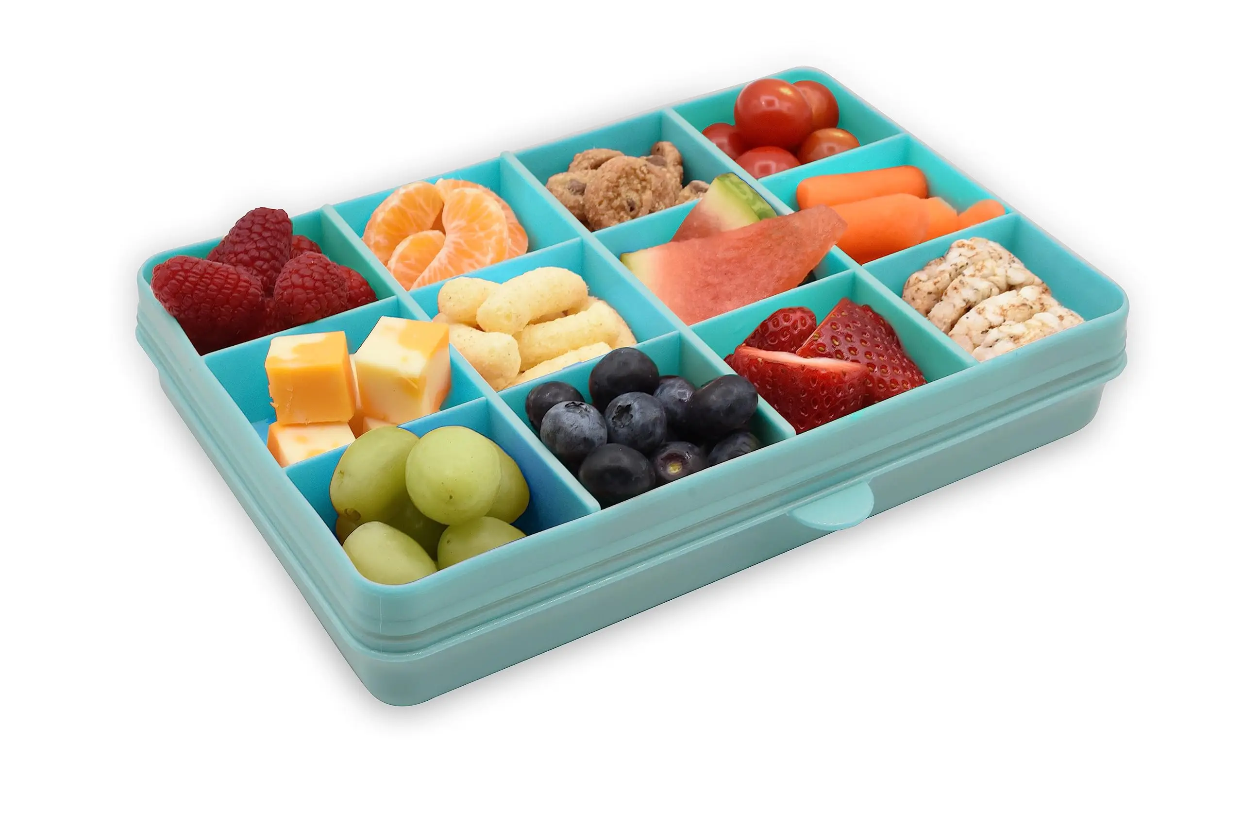 New Arrivals Food Grade BPA Free Plastic Dry Fruits Serving Divided Trays Snack Candy Storage Box With Lid