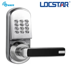 Электронный дверной замок zwave с дистанционным управлением со