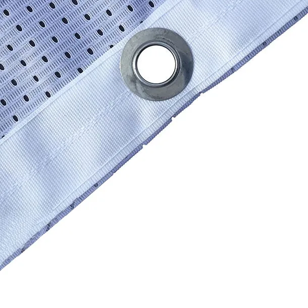 Customized Designs Aluminum Frame Fabric PVC Crowd Banners Fence Cover Barrier Event Barricade Cover