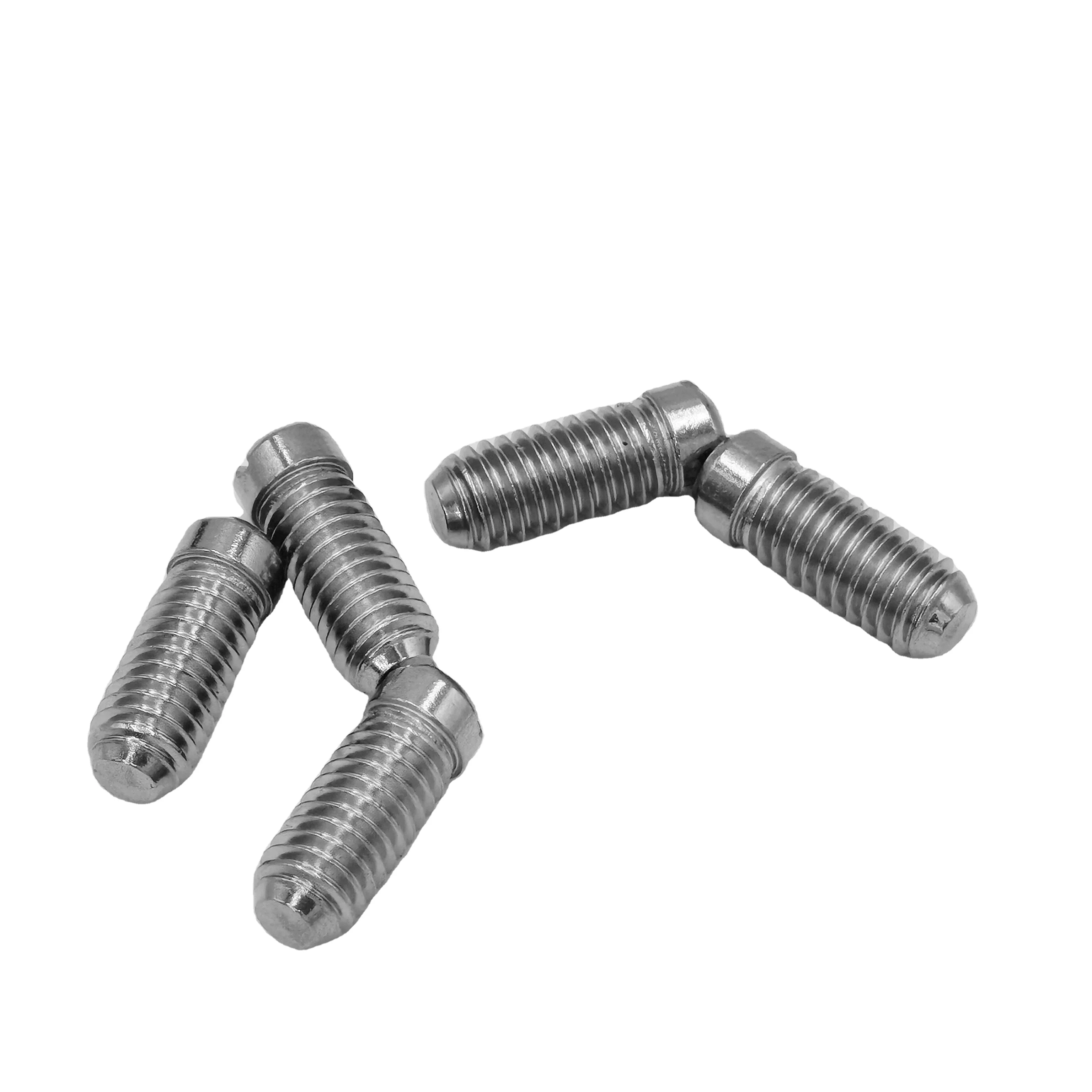 China factory  license plate screws  Burnished Set Grub Screws  dome head bolt  M6 plastic tie strips corner connector screw
