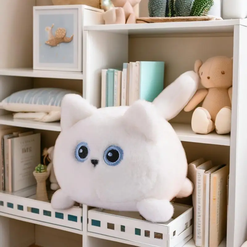 Wholesale Custom Cute Stuffed Animal Plush Toy Soft Tail Wagging Husky Dog Shiba Inu Cat Unisex PP Cotton Filling Small Gift