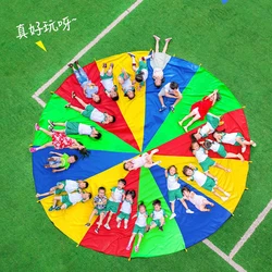 Parachute Toy Tent Games Kindergarten Team Games And Outdoor Playground Activities Kids Play Parachute Rainbow