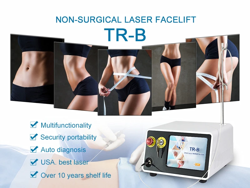 2023 laser assisted lipolysis 980nm+1470nm doctors laser double chin machine vaser liposuction machine clinic