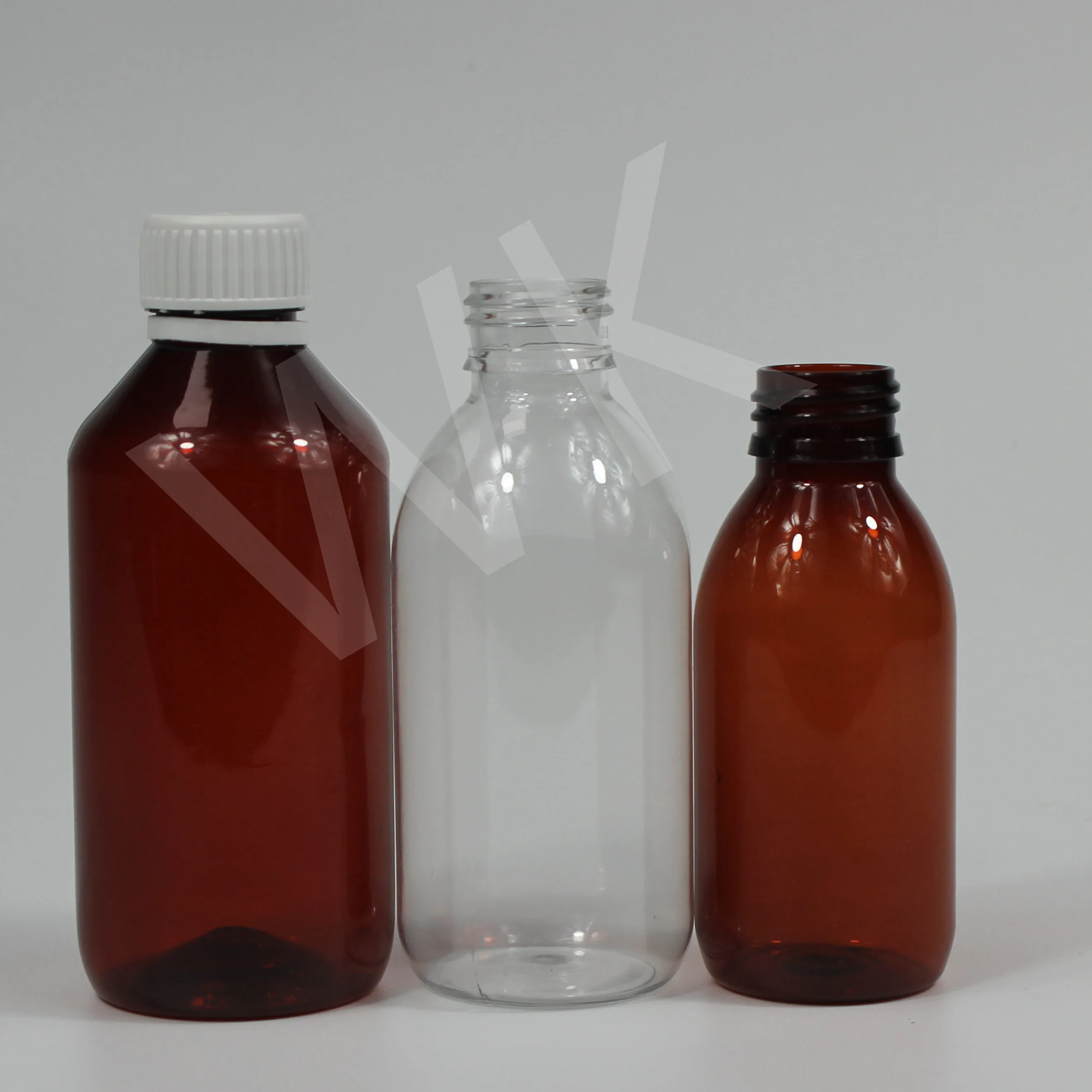 PET empty plastic cough syrup 60ml 100ml 120ml 200ml 250ml 500ml oval liquid medicine bottles