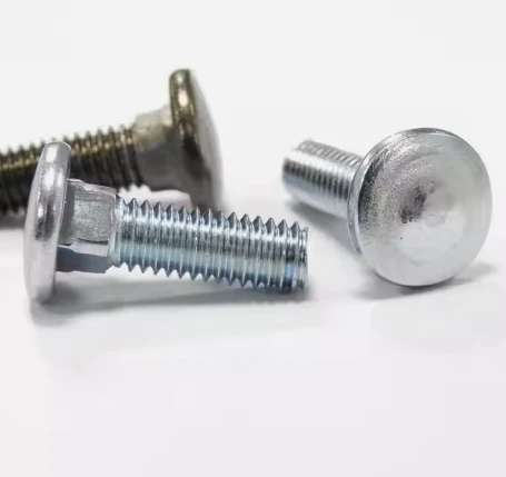 National standard GB12 galvanized carriage screw half round head square neck bolt m4-m12