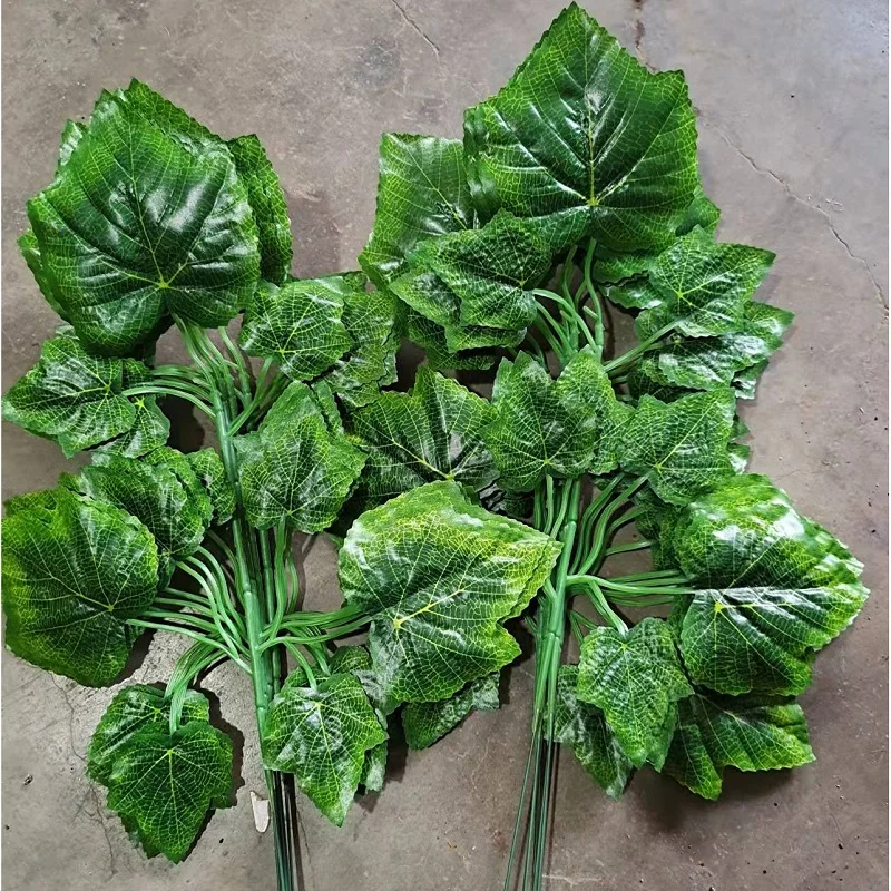 High Quality Tree Leaf Artificial Plants Artificial Grape Leaves