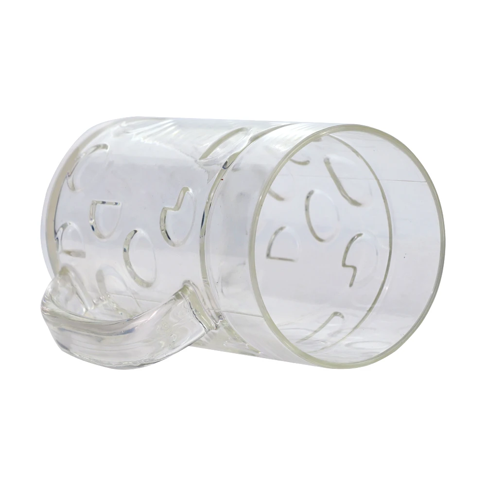 500ml 40oz 4pint Capacity Transparent Plastic Beer Glass with Custom logo Glassware Cup Mug