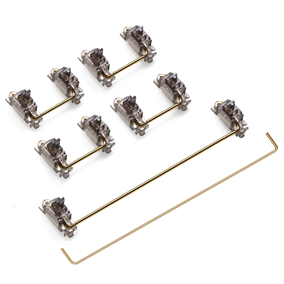 DUROCK PCB Mount Stabilizers Screw in Stabilisers Mechanical Keyboard Stabs Gold Plated 2u 6.25u 7u Keycap 3u Stabilizer