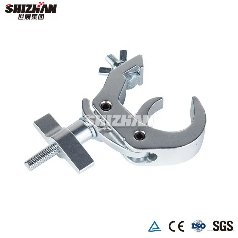 Silver Stage Lighting Truss Clamp For 46-58mm Tubing Alloy Truss Clamp