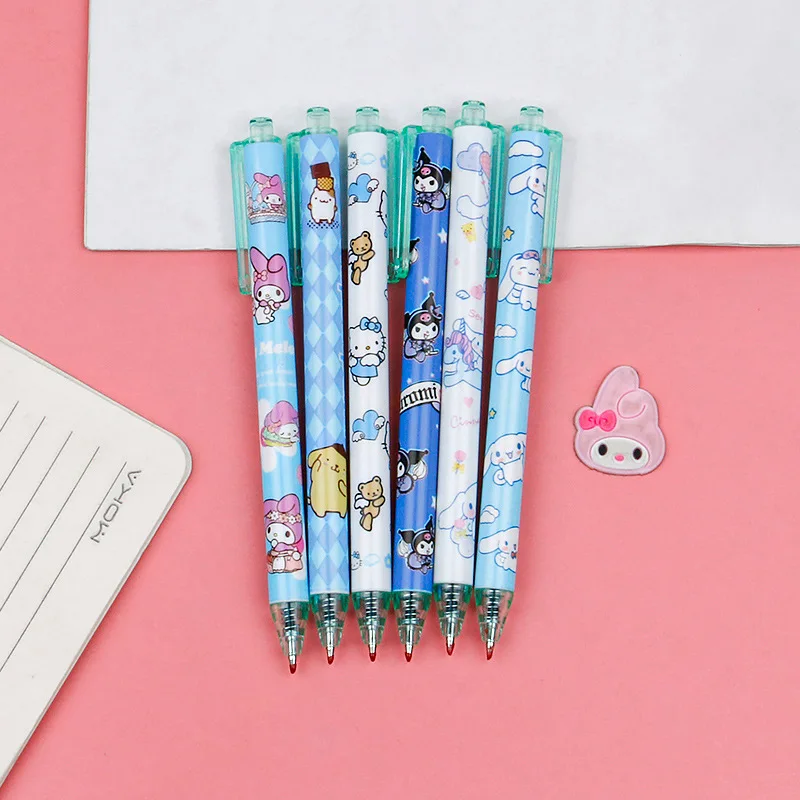 Cartoon cute thing series press neutral pen 0.5mm cute high appearance level girl heart student black neutral pen gel pen