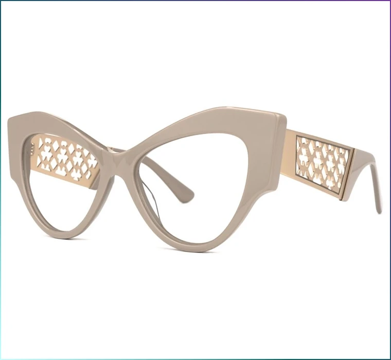 Unisex Leopard Eyeglasses Frames Women Anti Light Blocking Computer Blue Ray Glasses