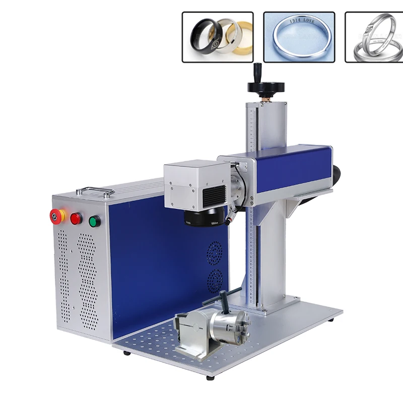 hdpe pipe photo projection jewelry machine small laser printing jpt 50w fiber laser marking machine on metal
