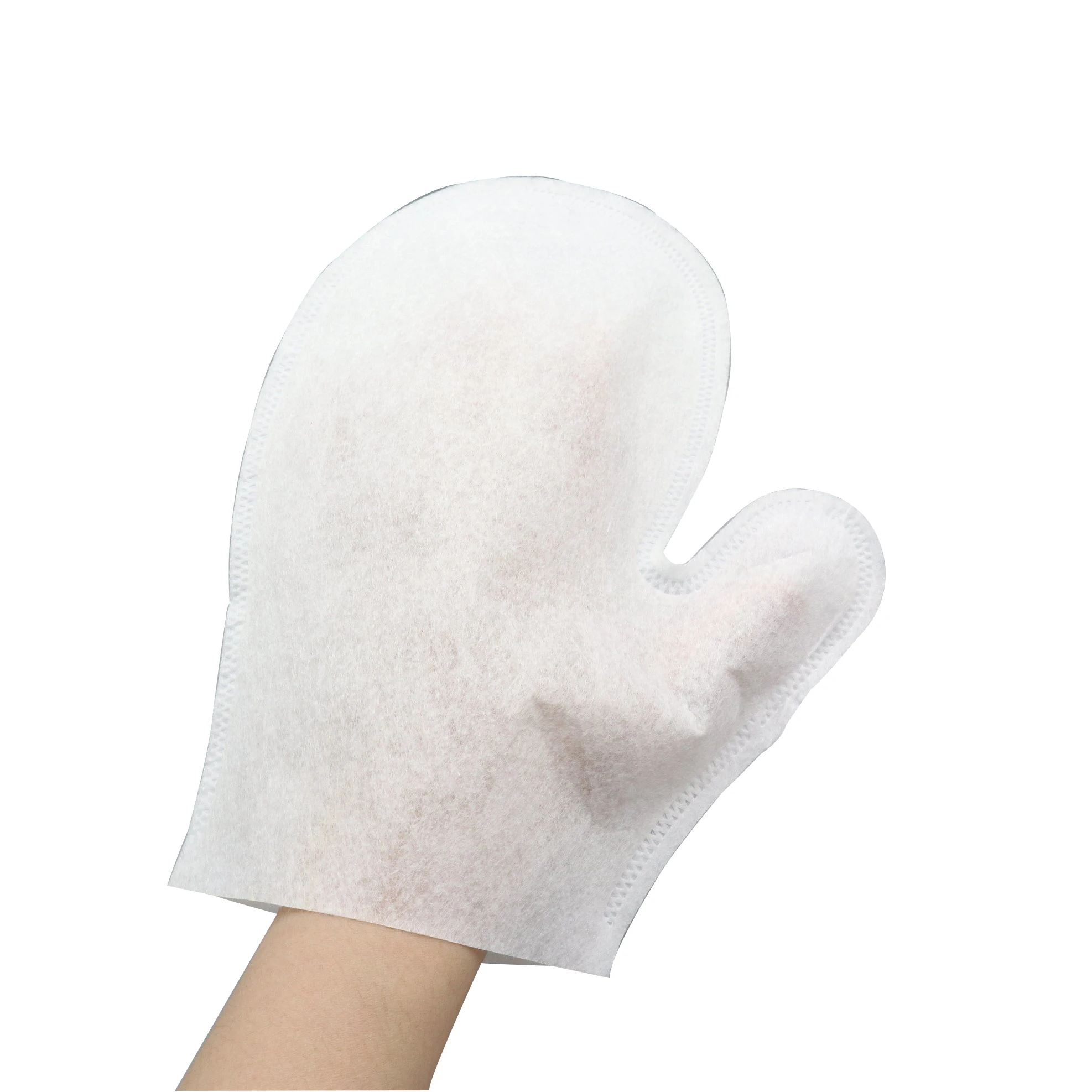 OEM Manufacturer customization Spunlace Cotton Disposable Nonwoven glove Household Dustproof mitten Cleaning gauntlet