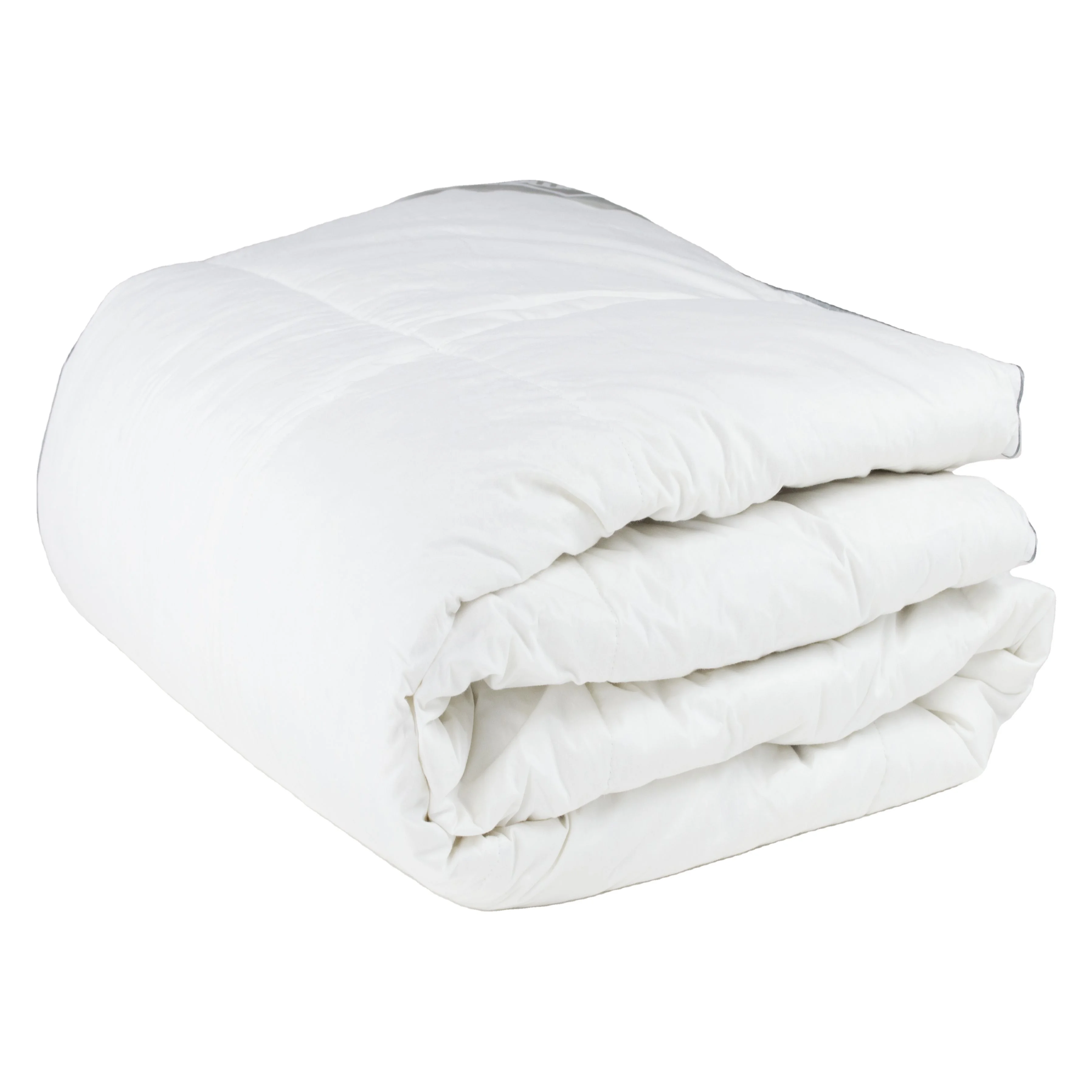 Factory Customized Brand White Duck Down Duvet Insert 15% Down 85% Feather Comforter Blend Quilted with Tabs