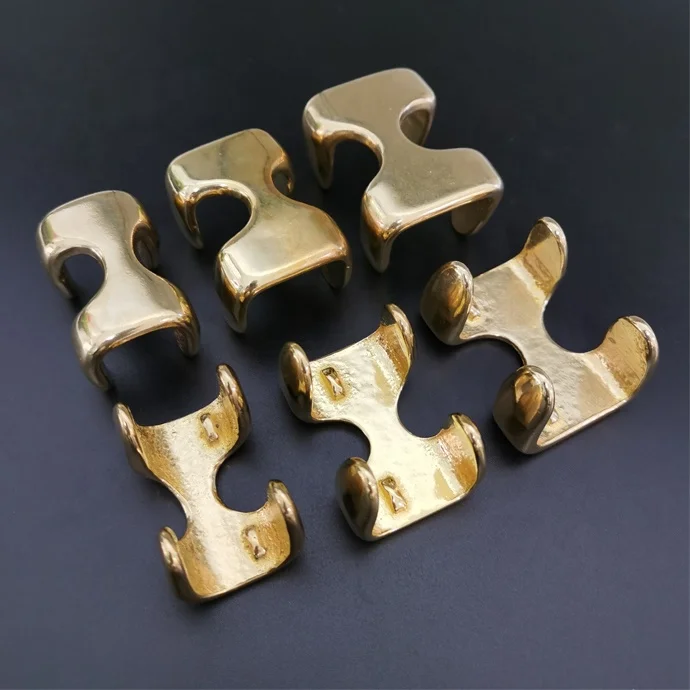 solid brass dog leash clasp horse side rein rope clasp