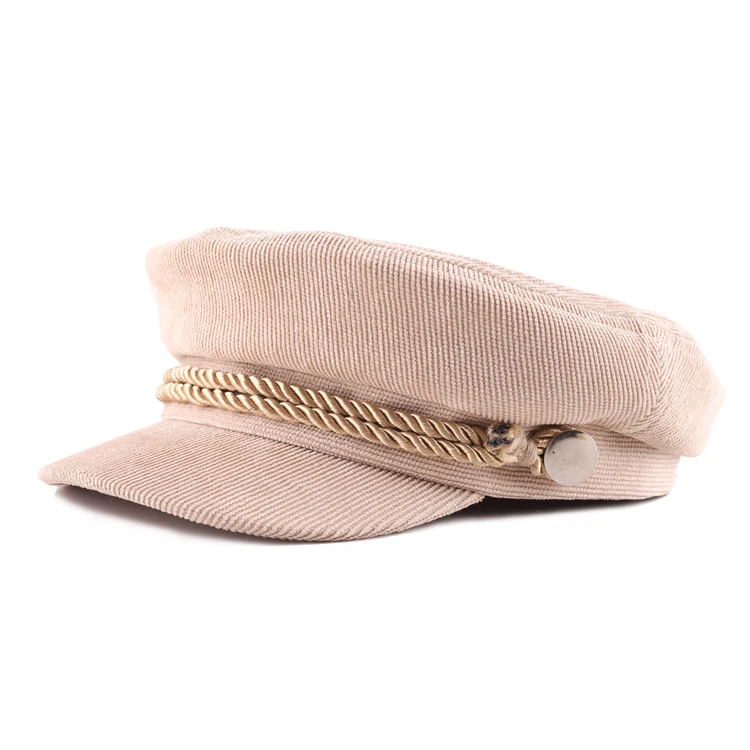 Factory Wholesale Customized High Quality Solid Color Plain beret cap Women Beret Hat
