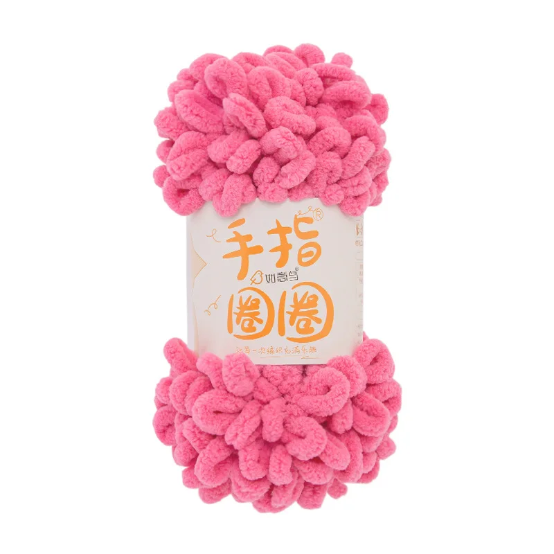 Factory Red Finger Loop Yarn Knitting Needles For Hand Knitting