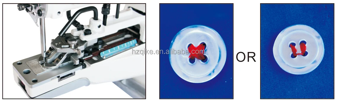 Qk-373 factory price Garment  industrial Button making  attaching Sewing Machines