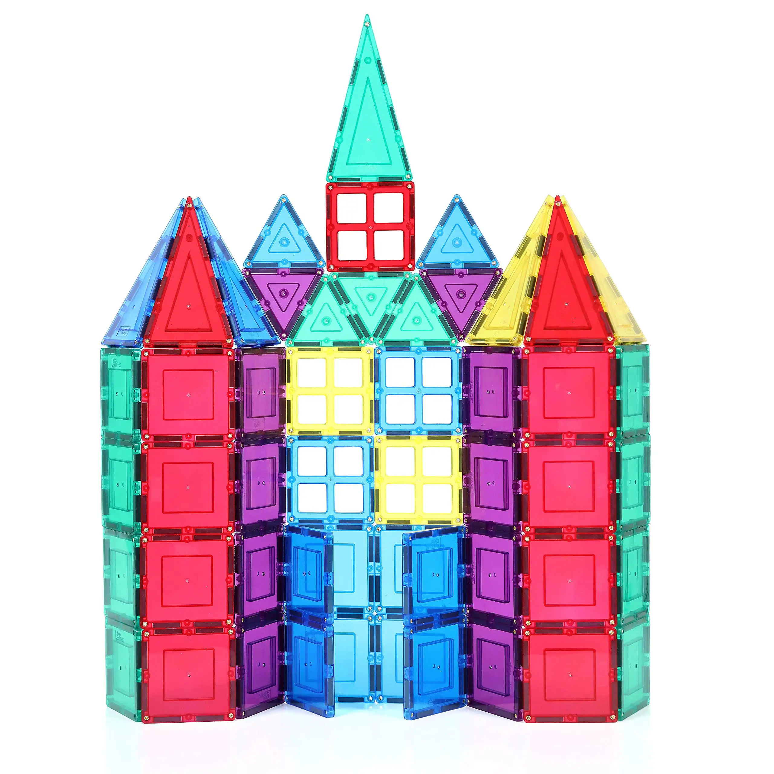 Magnet Shapes Magnetic Playset: Colorful Geometric Shapes for Imaginative and Hands-On Play