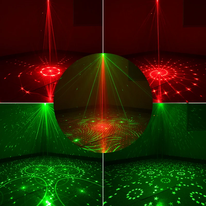 Factory direct sale remote control Full color LED 8 eyes 240 Different patterns stage lights for dance floor nightclub