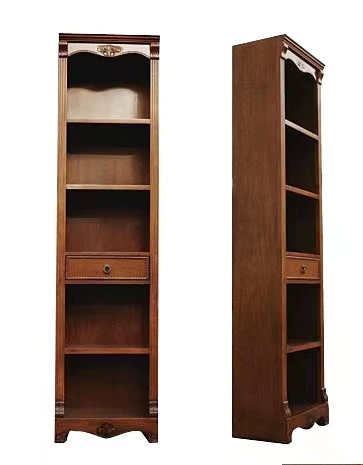 American country high-grade board cabinet storage cabinet four door wine cabinet solid wood bookcase