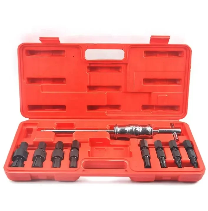 Hammer Tool For 9 PCS Blind Hole Bearing Puller Set Slide Hammer Bearing Internal External Removal Puller kit