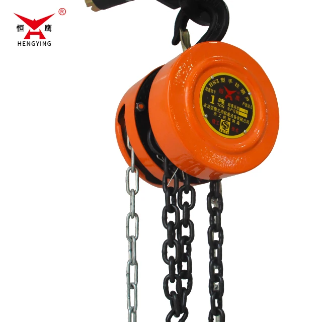 2 ton 5 ton manual pulley chain block with the classic round cabin