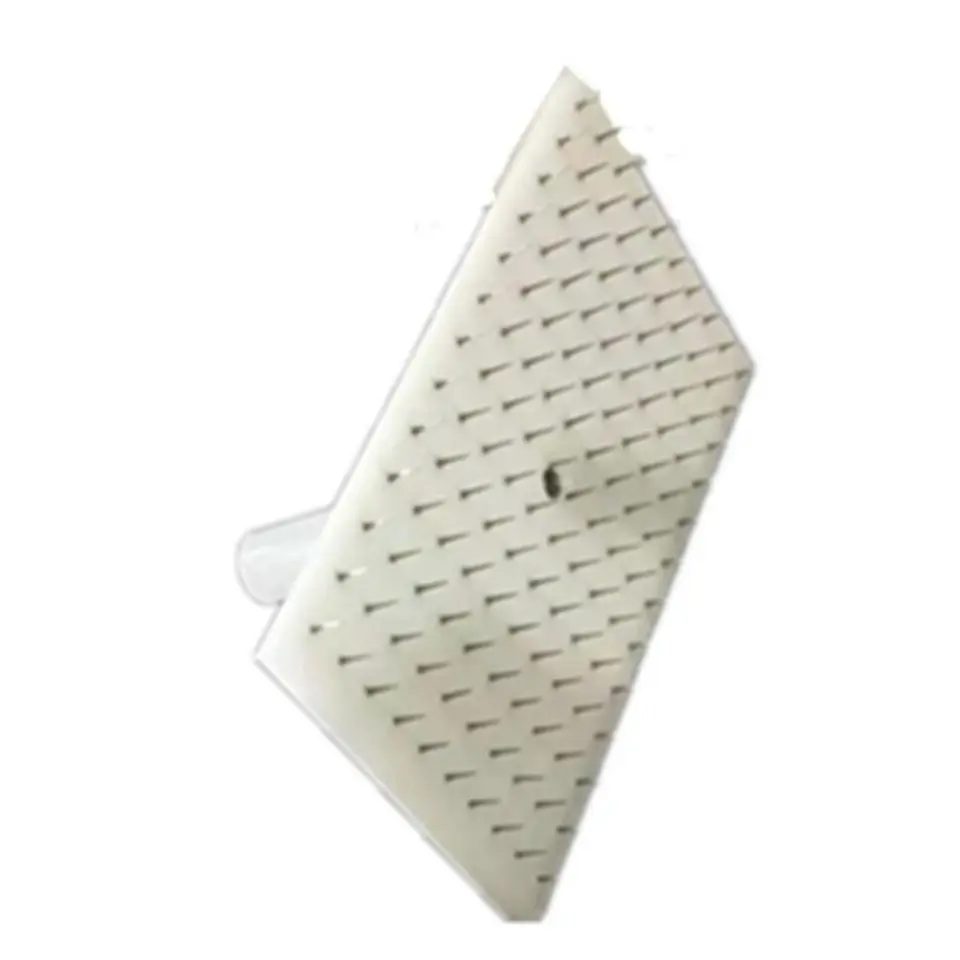 Square Shape Pin Brush  Good Quality  Small  Black Nylon White pp Bristle  Mini Small Strip Brush for Packing Machine