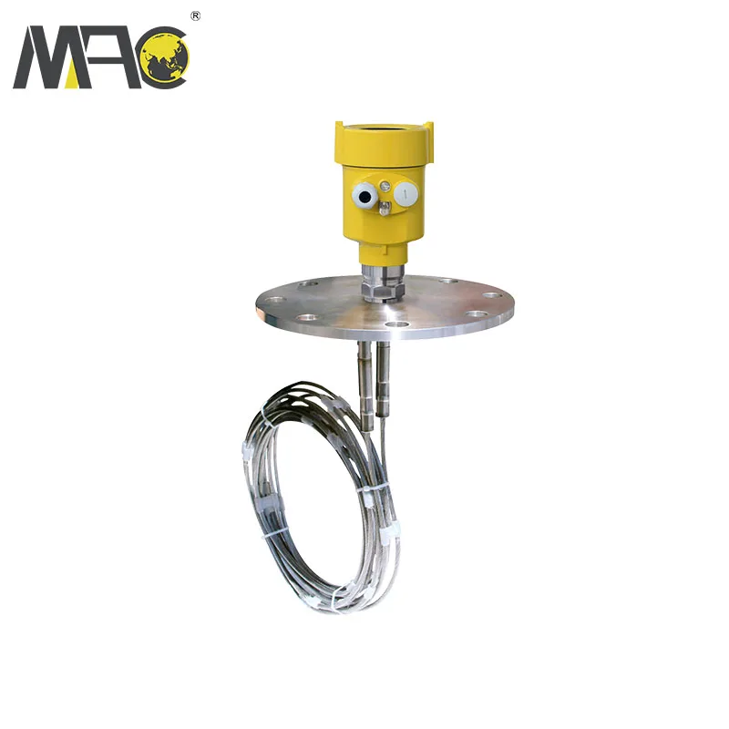 Macsensor flange type 030m 30m or 70m microwave pulse radar level transmitter for waste water tank