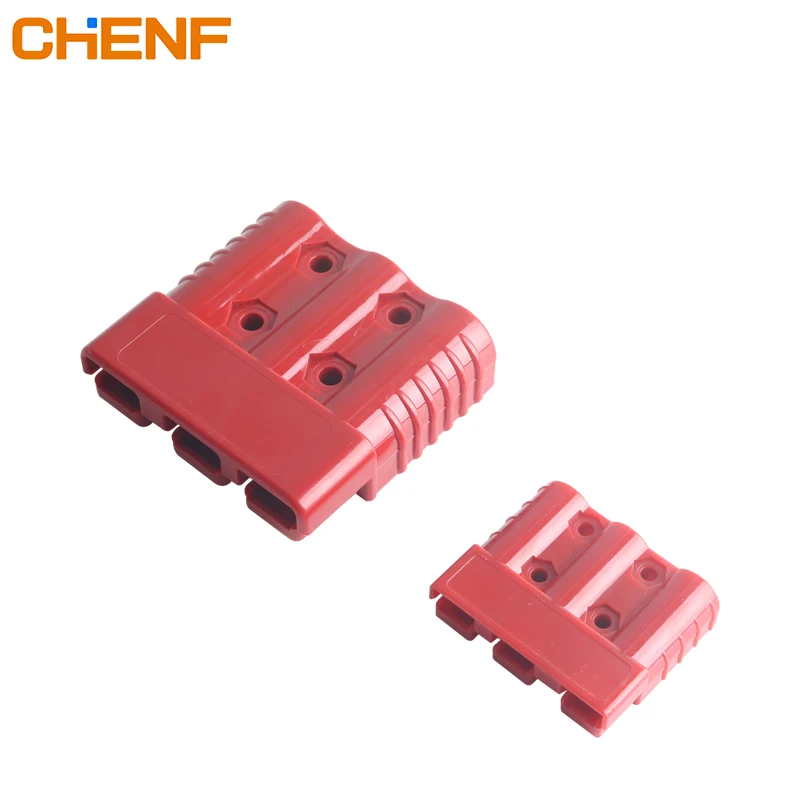 CHENF Factory Hot Sale 3 Pin Lithium Parallel Connector 600v Connector 50a Power Product Connector Plug Color Grey Black Orange