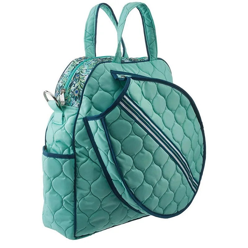 Shiny Puff Custom Sports Nylon Badminton Racket Shoulder Bag Tote Paddle Quilted Pickle Ball Bag