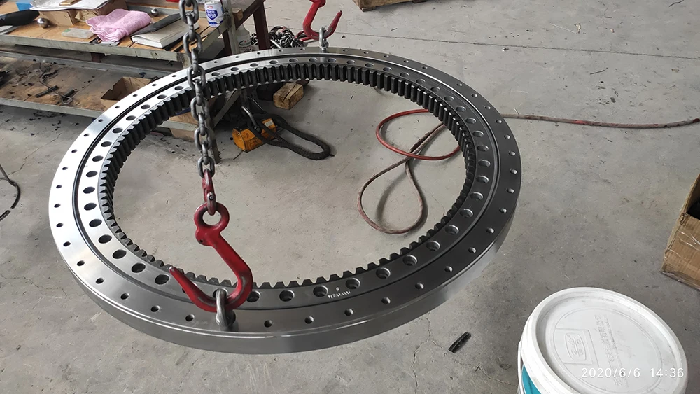 rotating gear crane parts 3 ring gear wheel loaded