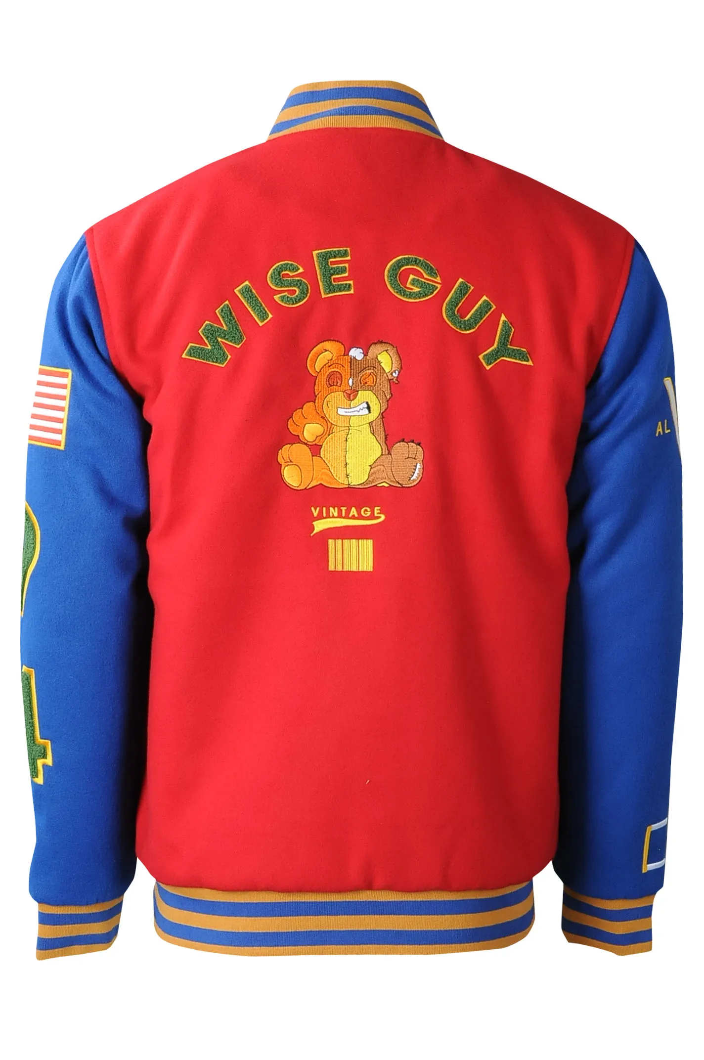 iGift Custom Cotton Fleece Urban Baseball Jacket Letterman American Baseball Uniform Jersey Jackets