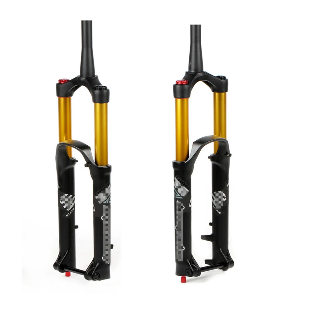 Bicycle air fork 27.5inch 29er  tapered tube 110*15MM 180mm travel MTB  suspension fork bicycle part bicycle fork