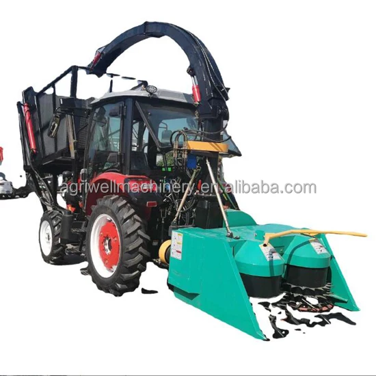 Tractor Use Forage Harvester Silage Grass Chopper For Animal Feed Corn Silage Machinery