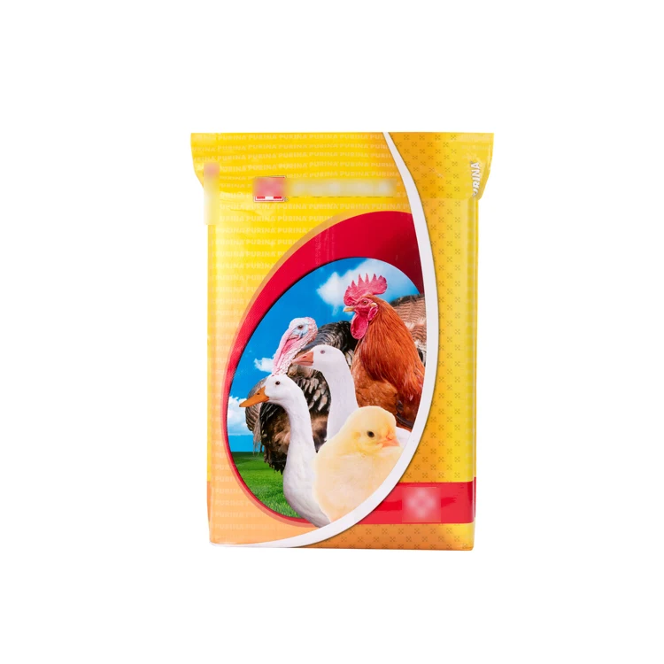 Custom Feed Packaging Factory Wholesale Recyclable Food Grade PP Woven Bags for Horse Bird Parrot Guinea Pig Livestock Feed Bag