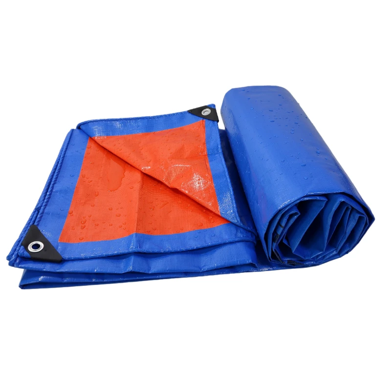 12x20ft 4x6m Pe Tarpaulin Cover Tarp Ground Sheet For Corn Drying